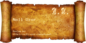 Nell Uzor névjegykártya